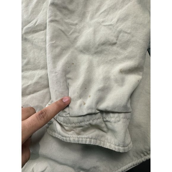 Vintage Levis Jacket Mens Sz 2XL Tan Blanket Lined Shacket Barn Chore Work Coat - Picture 9 of 9